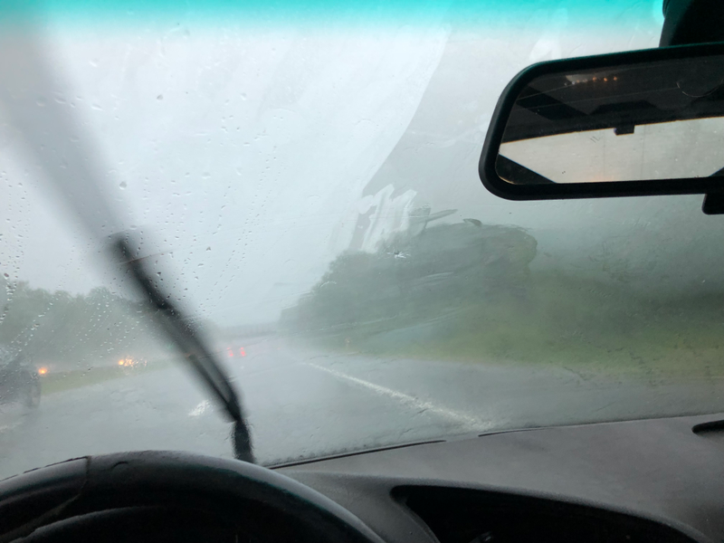 Who needs visibility? (Just kidding, I thought I was going to die).